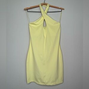 Cotton On Halter‎ Body Con Mini Dress- Sz M